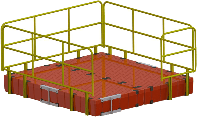 floating Platform with anchor points